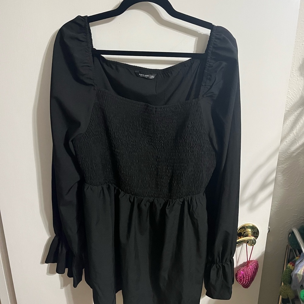❤️ 4X Black Long Sleeve Women's Top - Picture 8 of 12